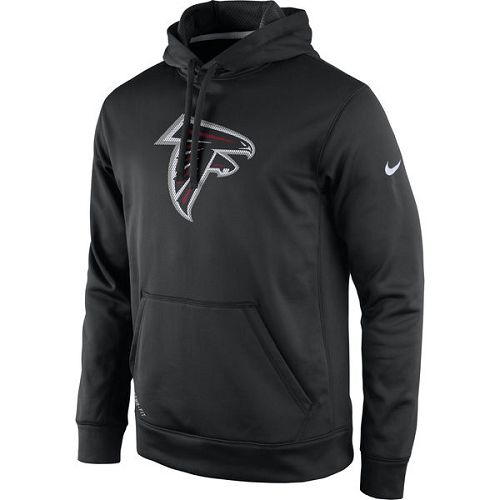 Men's Atlanta Falcons Nike Black Practice Performance Pullover Hoodie ...