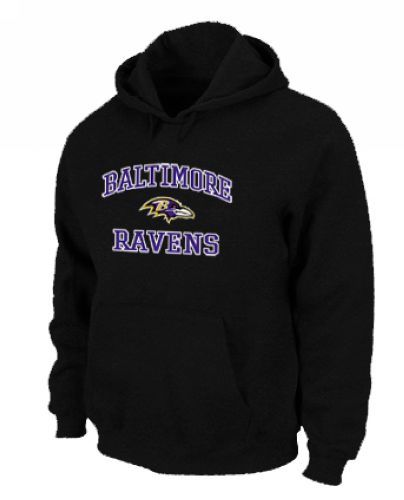 Men's Baltimore Ravens New Era Black/Purple Big & Tall Current Colorblock  Raglan Fleece Pullover Hoodie